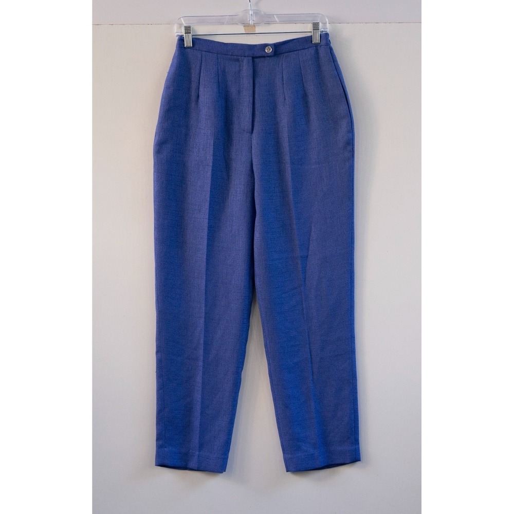 Vintage Patchington Petite Womens Size 4‎ Petite Purple Slacks Pants